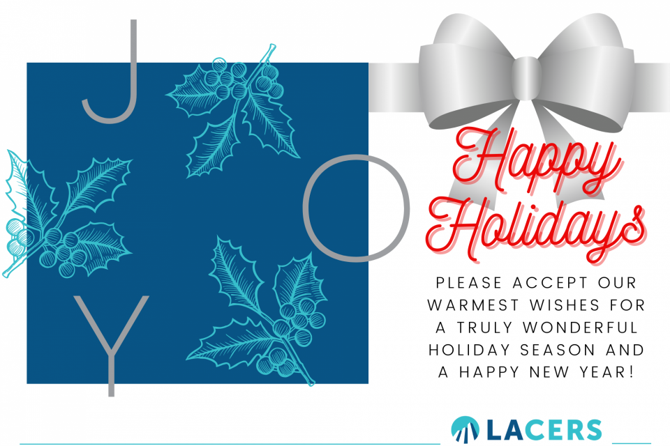 Holiday Card Image from LACERS